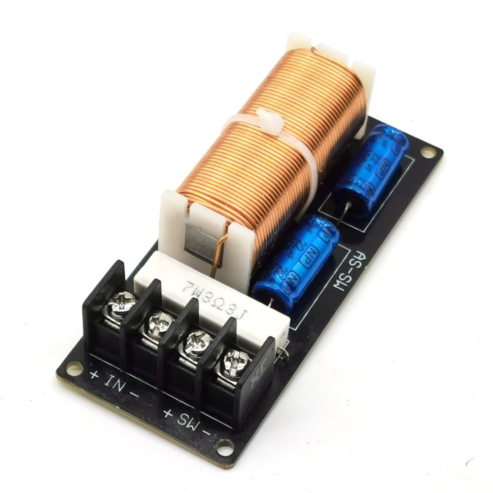 BEINME 300W 4-8 Bass Crossover Passive Subwoofer Audio Speaker Frequency Divider