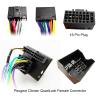 16 Pin to Quadlock Wiring Harness CANBUS Decoder Box Car Quad Lock Cable Adapter Fit Compatible with Peu;ge/ot 3008 308 307 ci;TRO/en S/ga C5 C4 C3(with Antenna Adapter) view 4