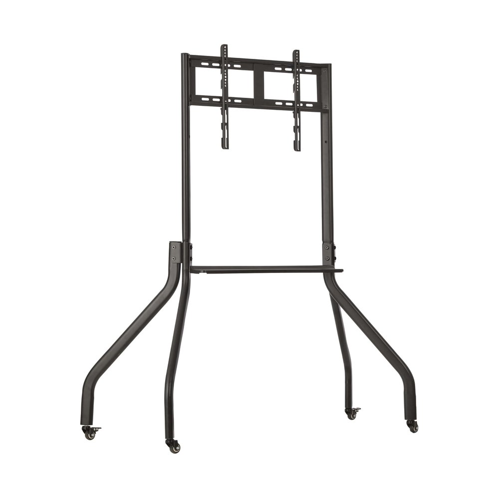 Tripp Lite Mobile Rolling TV Cart for 42" to 65" Television Displays, Wide Legs for Extra Stability, Locking Casters, Height Adjustable 57" to 67.5", Durable Metal Frame, 5-Year Warranty (DMC4265WL)