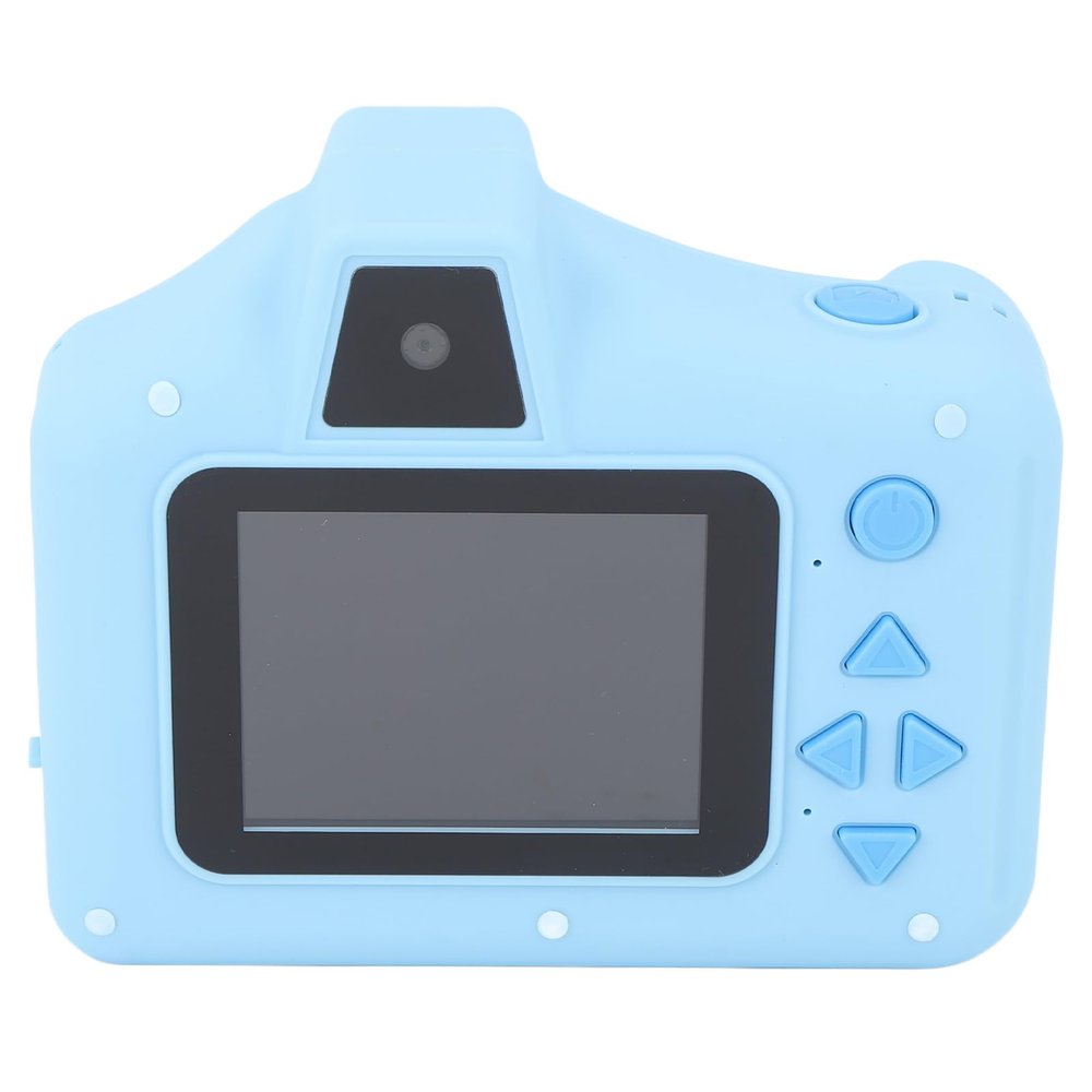 Instant Print Camera, 2.8 Inch IPS Screen Mini Digital Camera Front and Rear Dual Camera 1080P Video Camera for Children (Blue)