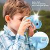 Instant Print Camera, 2.8 Inch IPS Screen Mini Digital Camera Front and Rear Dual Camera 1080P Video Camera for Children (Blue) view 2