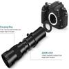 OPTURA HD 500mm/1000mm f/8 Manual Telephoto Lens for for Canon EOS 4000D 2000D 1200D 80D 90D Rebel T3i T4i T5 T5i T6 T7 T6i T7i SL1 SL2 5D III IV 6D 7D II 60D 70D 77D view 4