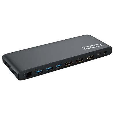 CODi Centro1202 Multi-Display USB-C Docking Station  Dual 4K Dock (2X DP & HDMI), 100W Power Delivery, MST Support, USB-A 3.0 Ports, Gigabit Ethernet, SD/MicroSD, Audio  Universal USB-C Laptop Dock
