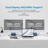 CODi Centro1202 Multi-Display USB-C Docking Station  Dual 4K Dock (2X DP & HDMI), 100W Power Delivery, MST Support, USB-A 3.0 Ports, Gigabit Ethernet, SD/MicroSD, Audio  Universal USB-C Laptop Dock view 3