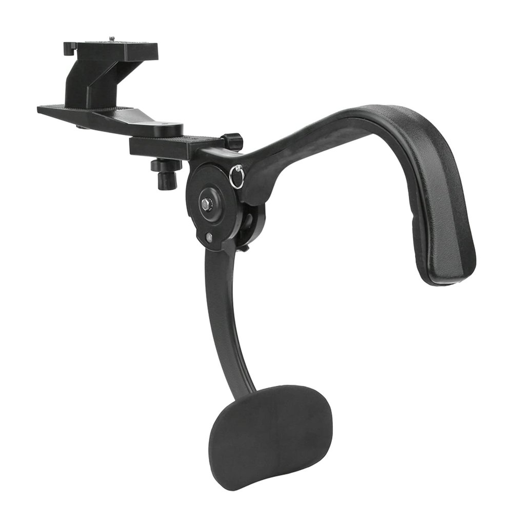 Acouto Shoulder Support Mount SR-500 Black Outdoor DSLR Camera Strap Photography Shoulder Shock Absorber Bracket Support Stabilizer Rig