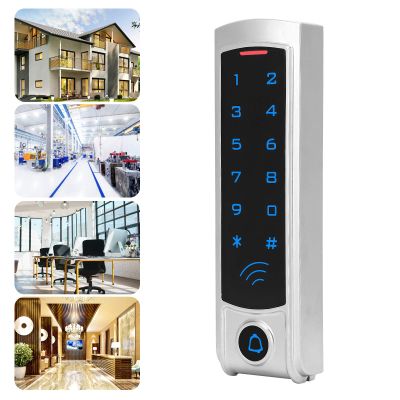 753 Door Keypad, 125KHz Password Card Reader, Electronic Keypad Door Lock, with Backlit Keyboard,Easy to Install, for Home Office Buildings