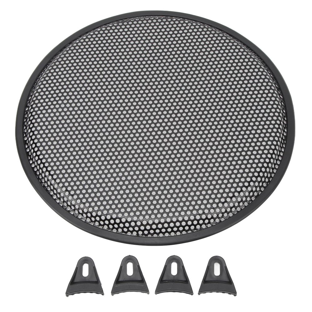aqxreight 12 Inch Speaker Grill, Iron Subwoofer Speaker Grill Circle Woofer Cover Audio Mesh Protector Guard Replacement for Car RV