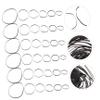 50pcs Tape Recorder Belt Cassette Recorder Repair Maintenance Drive Belt Repair Universal Player Mix Cassette Square Tape Rubber Machine Ordinary view 4