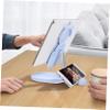 CHILDWEET 1pc Beauty Mirror Phone Stand Desktop Holder for Mobile Devices Compact and Design for Makeup and Streaming view 2