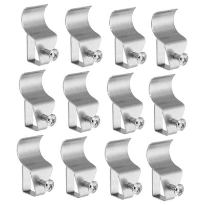 Zerodeko 12pcs Vinyl Wall Siding Hooks Outdoor Security Camera Mounting Clips for Easy Installation Without Drilling Resistant Design for Home Use