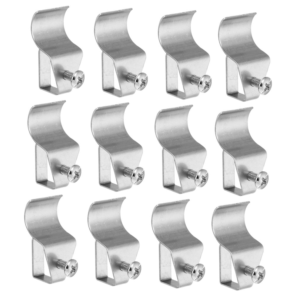 Zerodeko 12pcs Vinyl Wall Siding Hooks Outdoor Security Camera Mounting Clips for Easy Installation Without Drilling Resistant Design for Home Use