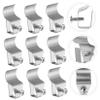 Zerodeko 12pcs Vinyl Wall Siding Hooks Outdoor Security Camera Mounting Clips for Easy Installation Without Drilling Resistant Design for Home Use view 3