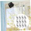 Zerodeko 12pcs Vinyl Wall Siding Hooks Outdoor Security Camera Mounting Clips for Easy Installation Without Drilling Resistant Design for Home Use view 4