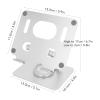 Adjustable Tablet Stand 360 Degrees Rotation Folding Hollow Heat-dissipating Aluminum Alloy Desktop Tablet Stand Silver view 2