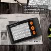 Tyenaza Digital Video Magnifier, 3.5in LCD Screen Electronic Video Magnifier 2X to 25x Zoom Handheld Magnifier Reading Aids for Low Vision view 4