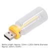 Tyenaza USB Night Light, 4Pcs USB Night Light Glass Plug in Light Portable 5V Office Home Lighting Supplies view 4