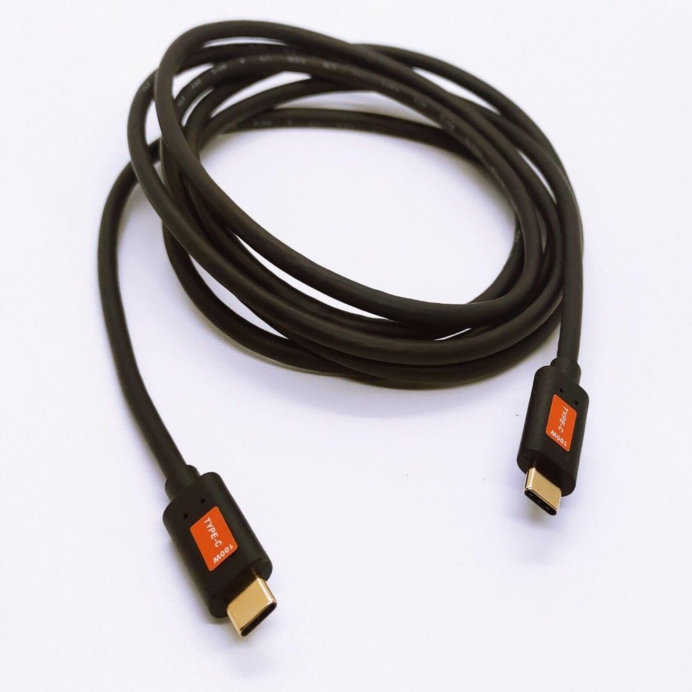 10ft USB-C to USB-C Cable 3.1 Gen 2 100W 20V 5A Charging 10Gbps Data E-Mark Chip