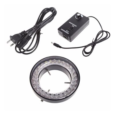 VAKUUM Lab Microscope Slides 60 LED Adjustable Ring Light Illuminator Lamp for Zoom Microscope Microscope Parts