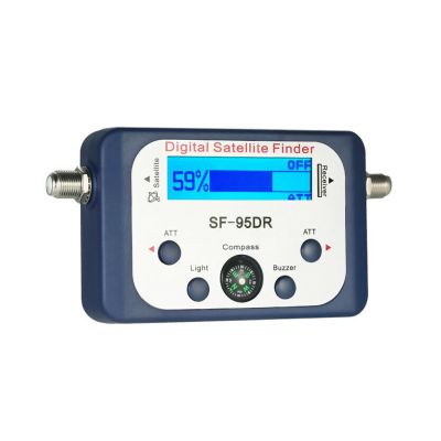 NATEFEMIN Digital Satellite Finder, Mini Pocket Size DC 13-18V Professional Digital Sat Signal Meter Finder with LCD Screen