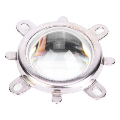 44mm Optical Glass Lens 50mm Reflector Collimator Cup Fixed Bracket Fixed Bracket for 20W-100W LED Lights - High Transmittance, Temperature Resistant, Easy Installation(60)