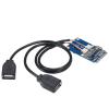 MOUDOAUER Mini PCI-E to 2 USB Adapter, USB3.0 Expansion Card, 5PIN Expansion Card for WinXP/2003/VISTA/2008/7/8/10/1132/64BIT/Linux view 4