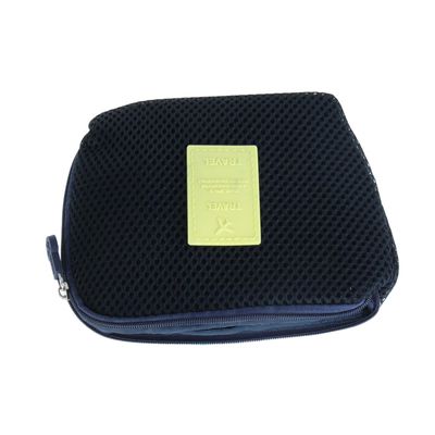 PACKOVE Shockproof Travel Pouch Cable Storage Bag for Phone Earphones Charger Mouse Toiletries Universal Digital Organizer Case Dark