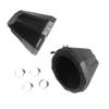 FLPRO 8" Speaker Swivel Cage Pods w/ 1.85" Clamps Compatible for Can Am Maverick X3 Polaris RZR, 8" Roll Cage Roll Bar Tower Speaker Pods Enclosures view 1