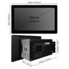 WENMENGDE10 inch 2+32GB Automatic Rotation IPS Full Touch Screen Android Car Radio Audio Video Stereo Player For Double Din With CarPlay Android Auto WiFi BT MirrorLink Split Screen PIP GPS Navigation view 2