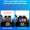 WENMENGDE10 inch 2+32GB Automatic Rotation IPS Full Touch Screen Android Car Radio Audio Video Stereo Player For Double Din With CarPlay Android Auto WiFi BT MirrorLink Split Screen PIP GPS Navigation view 3