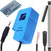 DAOKAI Current Transformer SCT-013-000 Non-invasive Split Core Current Transformer AC 100A/50mA + ADS1115 ADC Conversion Board with Male and Female Dupont Cable Audio Female Cable view 1