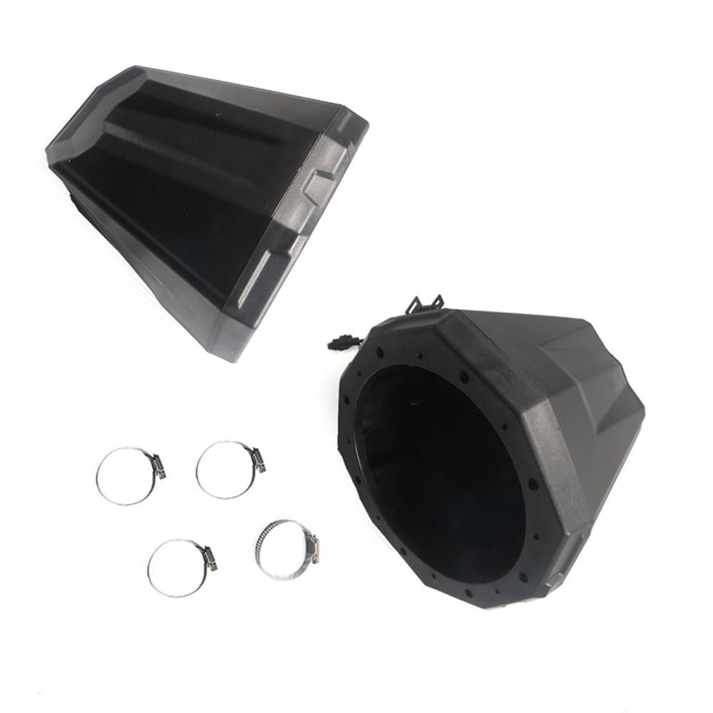 FLPRO 8" Speaker Swivel Cage Pods w/Enclosure with 1.85" Clamps Compatible for Can Am Maverick X3 Polaris RZR/XP/XP4