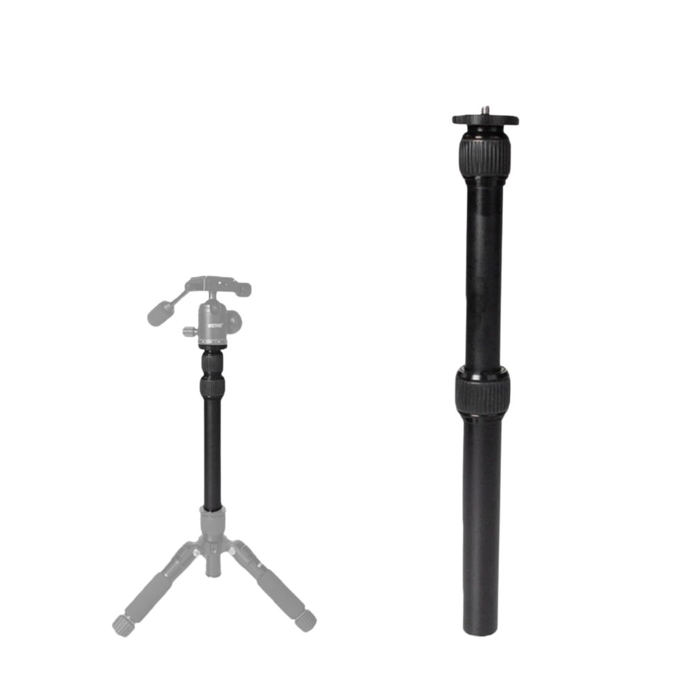 3 Section Retractable Extension Arm, 8.5-18 inch Aluminum Tripod Extension Tube with 1/4 inch 3/8 inch Screws, Compatible with Phone Clip Camera