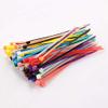 SYD CHEN 6 Inch Colored Zip Ties (500 Pieces), 40lb Strength, Nylon Cable Wire Ties (Orange) view 3