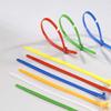SYD CHEN 6 Inch Colored Zip Ties (500 Pieces), 40lb Strength, Nylon Cable Wire Ties (Orange) view 4