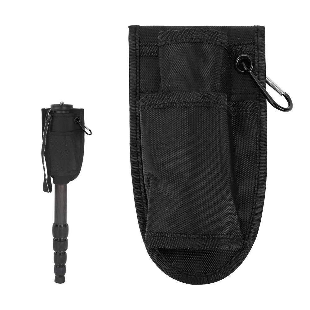 Foot Stand and Pan Head Waist Camera Tripod Pouch 18122 Portable Waist Bag Pouch Case Pack for Supporting DSLR Camera Monopod Tripod