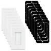 Iwillink (8 Pack) Brush Wall Plate with Low Voltage Mounting Bracket, Cable Pass Through Insert for Wires, Single Gang Cable Access Strap, Wall Socket for HDTV, Home Theater Systems view 1