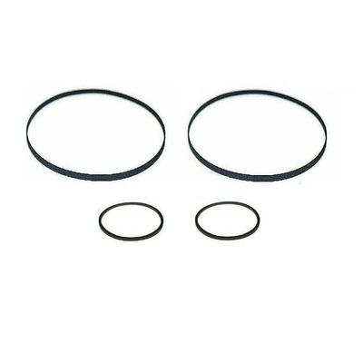 Rubber Belt Tape Mechanism Kit (4X Belts) Compatible with Sony Stereo Cassette Deck