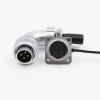Elecbee WS20 4Pin Aviation Connector Male Plug Female Socket Metal Threaded Panel Mount Waterproof Connector (TS+Z 4pin) view 4