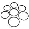 7Pcs Filter Ring Adapter Set, Aluminum Camera Lens Filter Ring Adapter Kit, Camera Professional Mini Step Up, Camera Accessories(49-52mm 52-55mm 55-58mm 58-62mm 62-67mm 67-72mm 72-77mm) view 4