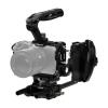 Tilta Camera Cage Pro Kit Compatible with Sony FX3/FX30 V2 | Includes Cage, Top Handle, Advanced Side Handle, Baseplate, and More | NATO Rail, Cold Shoe, 1/4"-20 and 3/8"-16 | TA-T16-C-B Black view 1