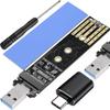 DKARDU M.2 to USB Adapter NVMe SSD to USB 3.1 Gen2 10Gbps PCI-E Converter Reader M Key & B+M Key for 2280 2242 2260 2230 SSD Hard Disk, NVMe SSD Enclosure Replacement Parts view 1