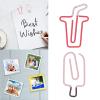 Metal Paperclip Holder - Cute Ice Cream Style Paper Clips for Office, Memo Classification, and Home Decor view 2