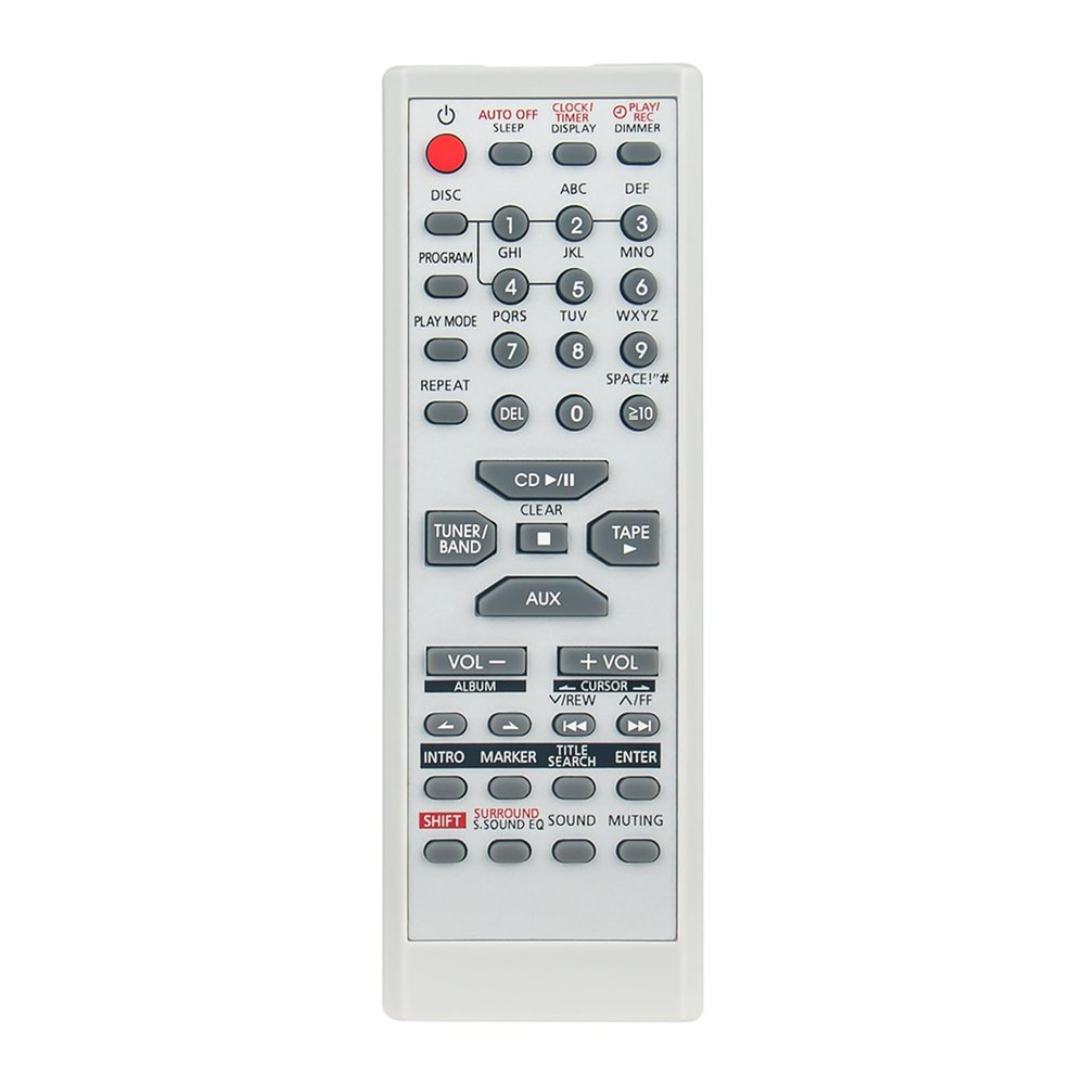 ALLIMITY EUR7711150 Replaced Remote Control Fit for Panasonic Audio System SA-PM28 SA-PM19 SC-PM193SAPM28 SAPM19 SCPM193