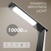 Light Therapy Lamp, 10000 LUX UV-Free LED Sunlight, Full Spectrum Mood Light With Touch Control and Night Light Function for Work, Office, Home - White view 2