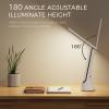 Light Therapy Lamp, 10000 LUX UV-Free LED Sunlight, Full Spectrum Mood Light With Touch Control and Night Light Function for Work, Office, Home - White view 4