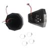 FLPRO 6.5" Speaker Cage Pods, UTV ATV Speaker Enclosure with 1.75 to 2" Mounting Clamps Compatible for Polaris RZR 900 1000 xp Can Am Maverick X3 Sport Turbo Commander view 1