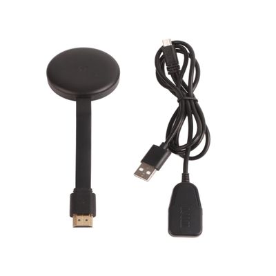1080P Display Adapter, HDMI Display Dongle Adapter HD Screen Mirroring for Phone Tablet TV, USB Connected, Multi Applications