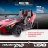 DS18 SLG-RSUB10 Polaris Slingshot Rear Empty Enclosure - 10" Subwoofer Enclosure Rear Storage Behind Seats - Fits Slingshot Models 2015+ - No Speaker Included view 3