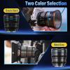 SIRUI Night Walker 35mm S35 Manual Focus Cine Lens, T1.2 Large Aperture M4/3 Mount Lens for BMPCC4K, GH5II, GH5S, GH6, Z Cam (MS35M-G, Metal Grey) view 4