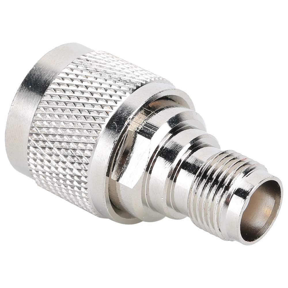 2PCS N Male to TNC Female Adapter, Portable Gold Plated Connector, High Performance, Long Service Life,